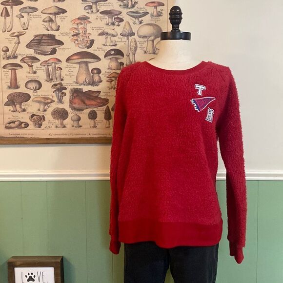 Tommy Hilfiger Sherpa Varsity Pull Over - Picture 1 of 4